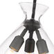 Malta 3 Light 18 inch Matte Black Pendant Ceiling Light